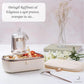 Scaldavivande Elettrico Portatile 1L/45W Beige, Lunch Box